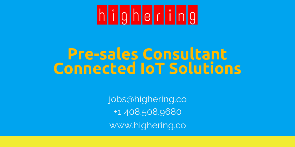 Pre Sales Consultant Connected Iot Solutions Highering Talent
